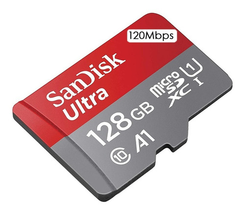 Sandisk Memoria Micro Sd Ultra A1 128 Gb 100mbps Profesional