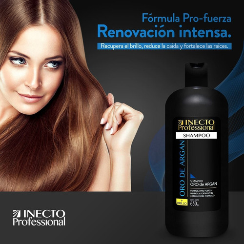 Acondicionador Inecto Professional Oro De Argan X 650ml