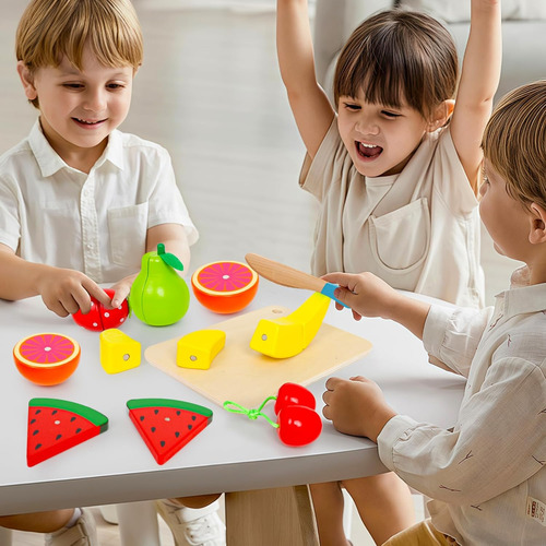 Juego De Juguetes De Madera Para La Cocina De Los Niños, Jue