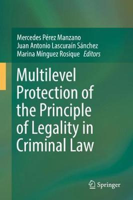 Libro Multilevel Protection Of The Principle Of Legality ...