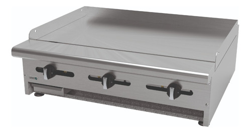 Plancha Lisa A Gas Placa De 3/4 Asber Aemg-36-h Ace. Inox. 