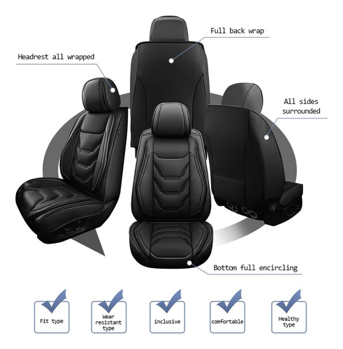 Jiamaoxin Juego Completo De Fundas De Asiento Para Subaru Wr