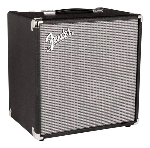 Imagen 2 de 4 de Amplificador Fender Rumble Series 40 Valvular para bajo de 40W color negro/plata 220V