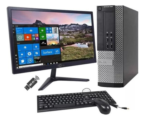 Pc Cpu Completa Core I5 8gb Ram 500gb Monitor 19 Wifi Oferta (Reacondicionado)