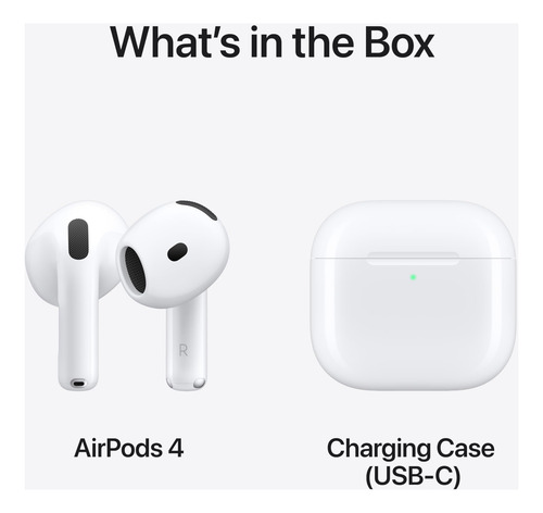 Apple AirPods 4 Generacion iPhone Y Android Cancelación (Reacondicionado)