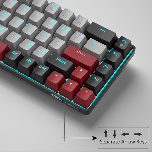 Magegee Teclado Mecánico Portátil 60%, Mk-box B...