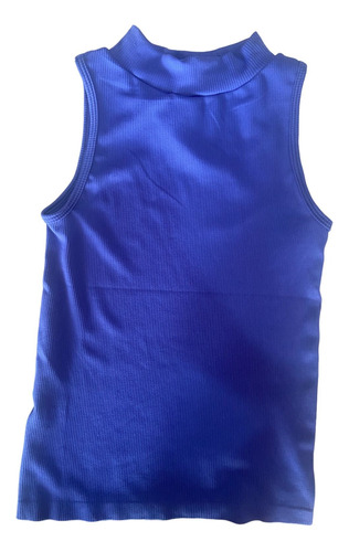 Paquete Con 10 Blusas Cuello Alto De Lycra,sin Mangas Fresca