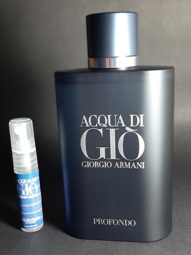 Imagen 1 de 1 de Muestra Decant 5 Ml Acqua Di Gio Profondo Giorgio Armani