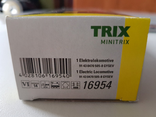 Imagen 6 de 7 de Locomotor Eléctrica Trix Minitrix 16954 Taurus