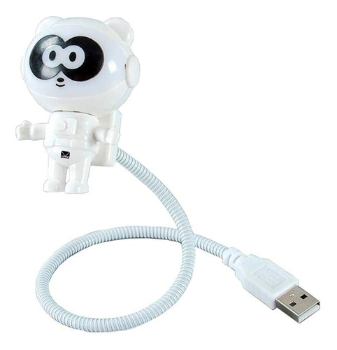 Lampara Luz Led Usb Laptop Pc Panda Astronauta Escritorio 