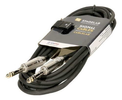 Cable Plug-plug 3 Metros Instrumento Guitarra Bajo Stagelab