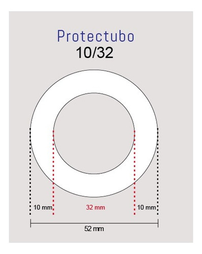 Isotubo P/ Cama Elástica 2.00/2.44/3.05/3.66/4.27 - 6 Unidad