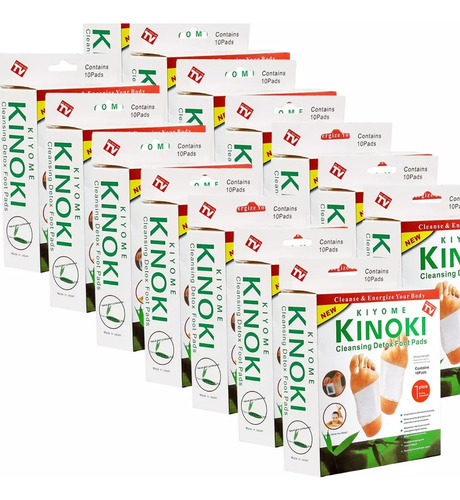 Parche Kinoki 10 Pc Desintoxicante Para Pies Relajante Neutra