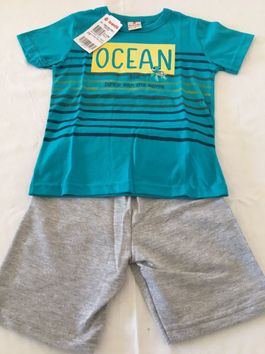 Imagem 2 de 2 de Conjunto Infantil Menino Brandili Ocean