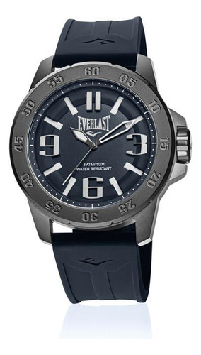 Relógio De Pulso Everlast Masculino Pulseira Silicone E699