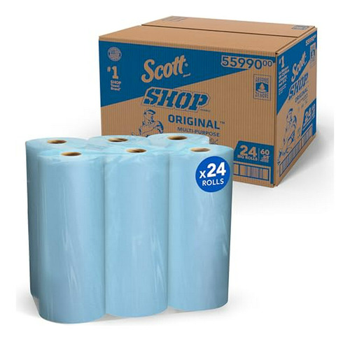 Toallas De Taller Scott® Original, 4 Paquetes X 6 Rollos