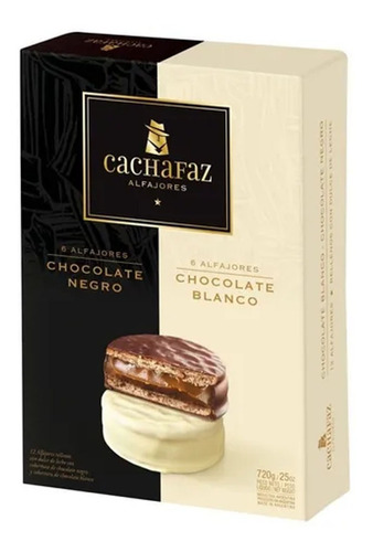 Cachafaz Alfajor Mixto X 12un - Cioccolato Tienda De Dulces