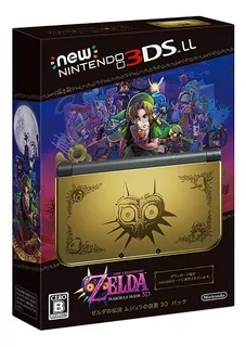 New Nintendo 3ds Xl Majora's Mask Hyrule Gold Limited Edition