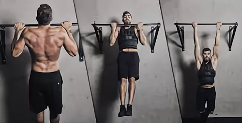 BodyStrongFitness Barra para dominadas Pullup & Muscleup-bíceps