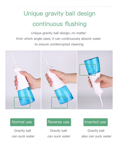 Limpiador De Agua Portátil Recargable Con 3 Modos Y 2