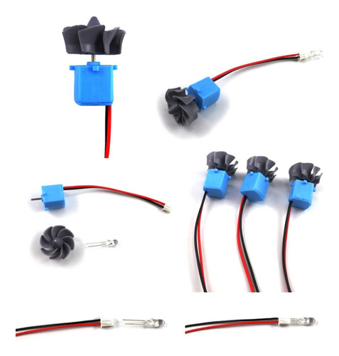 . 4x Microturbinas Eléctricas Generador De Agua Mini Motor
