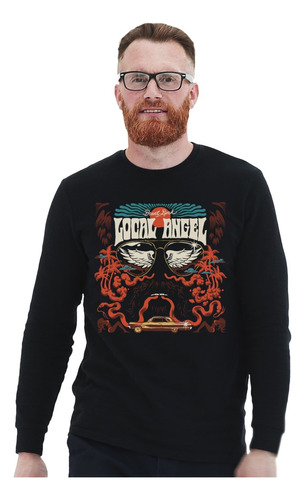 Polera Ml Brant Bjork Local Angel Rock Impresión Directa