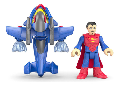 Imaginext Dc Super Friends Armadura Transformable Superman 