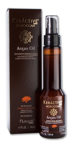 Keractive Moroccan Argan Nutrapel Oil 144 Ml Entrega Inmedia