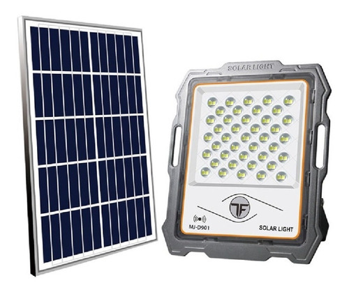 Foco Led Solar 100w Panel + Foco C/control Remoto K37