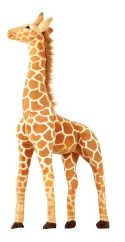 Girafa Grande 60cm Pelúcia Para Decoração