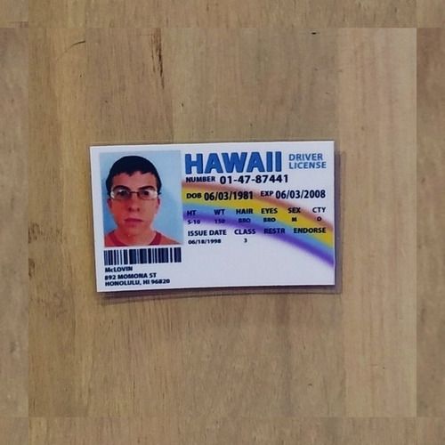 Licencia Mclovin Supercool