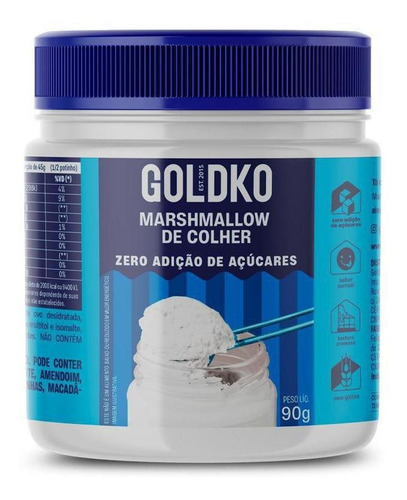 Marshmallow De Colher 90g Zero Goldko