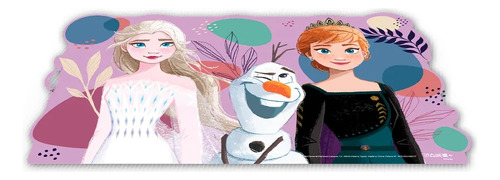 Mantel Individual Infantil Lenticular Frozen Elsa Disney Ana