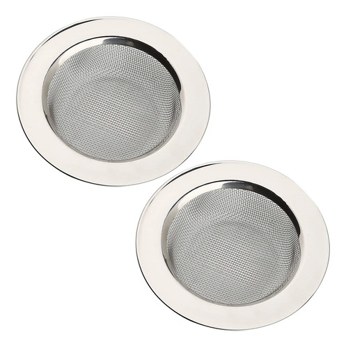 2 Colador Fregadero Cocina Acero Inoxidable 4.5  Diametro