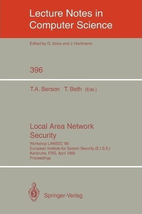 Local Area Network Security - Thomas A. Berson (paperback)