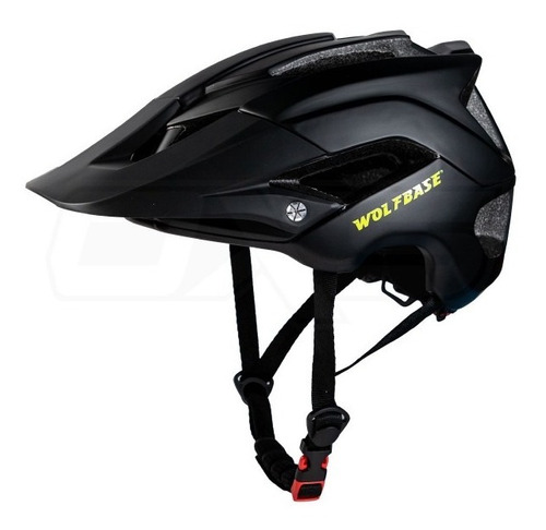 Casco Para Bicicleta Wolfbasefx Enduro Certificado1078 Negro