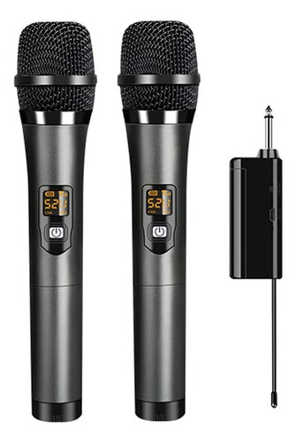 Micrófono Inalámbrico Portátil Dual Portátil Karaoke Dinámic