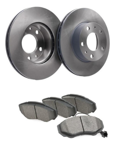 Kit Discos + Pastillas Freno Para Peugeot Boxer 280mm 98-17