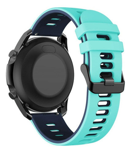 Correa Deportiva Doble Color Para Haylou Gs, Gst/gst Lite Turquesa/azul