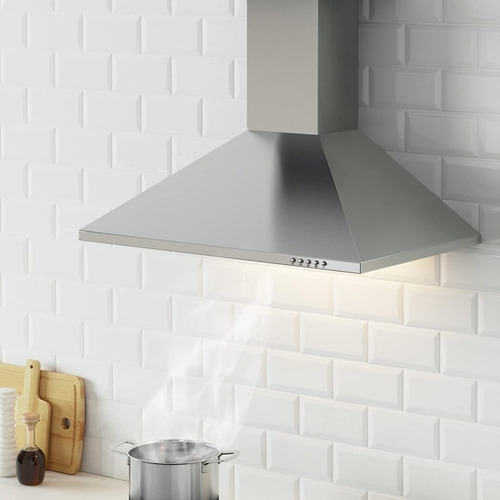 Imagen 3 de 6 de Campana 60 Cm Acero Inox Montana - Extractor Diseño Cocina