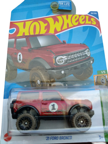 Camioneta Colección Hot Wheels 2021 Ford Bronco Mattel
