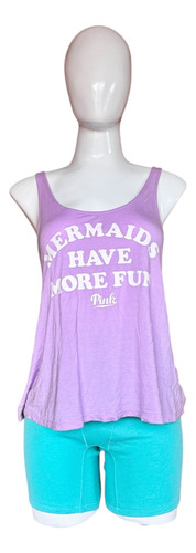 Pijama Mermaid Victorias Secret Original Talla L (Usado)
