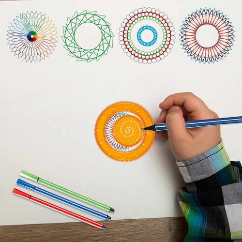Geometric Drawing Ruler 27pcs/set Geometric Drawing Ruler