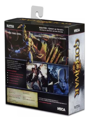 Figura De Acción De Kratos De Neca, De God Of War 3, De Ghos