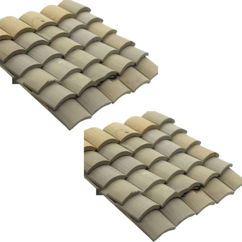 120 Piezas 1/16 Mini De Techo En Miniatura Ladrillos De