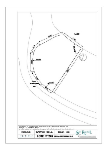 Imagen 5 de 5 de Venta Lote En Barrio San Rafael De Villanueva