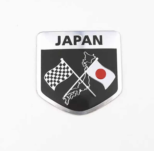 Emblema Pegatina Bandera Japón Para Honda Nissan Toyota Suba