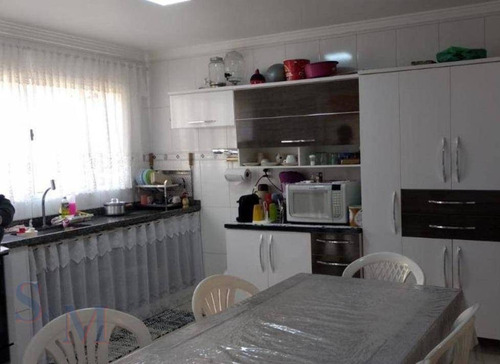 Imagem 4 de 13 de Sobrado Com 3 Dormitórios À Venda, 174 M² Por R$ 525.000,00 - Parque João Ramalho - Santo André/sp - So0318