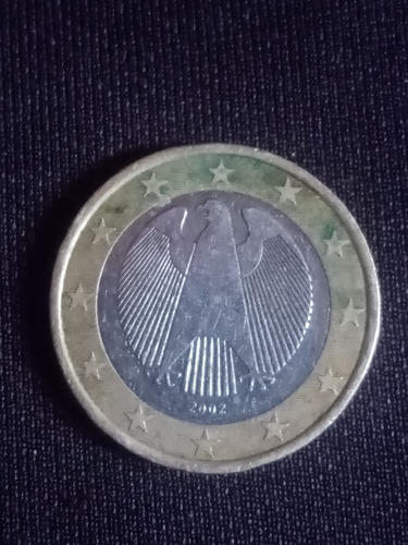 Moneda 1 Euro Alemán Año 2002