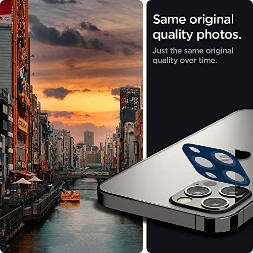 Imagen 6 de 9 de Protector Lente Camara Spigen Para iPhone 12 Pro Max X2 Graf